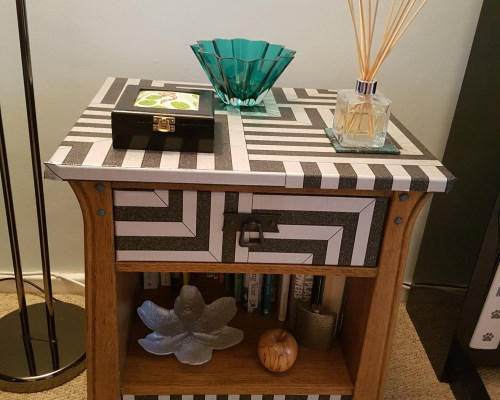 Side table art deco style