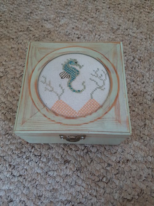 Seahorse embroidery